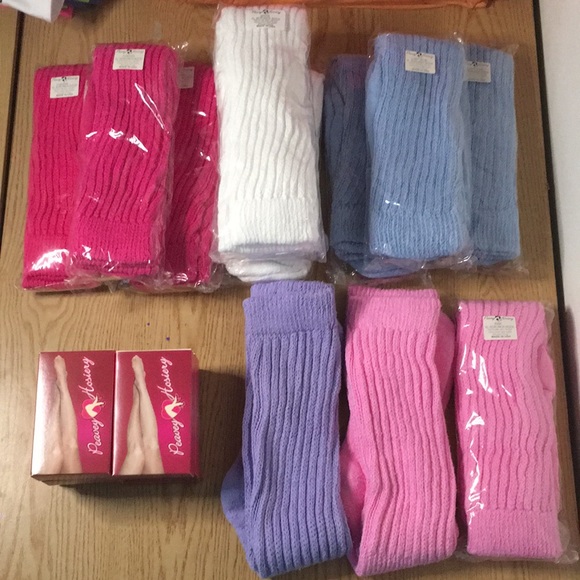 Accessories - New Bundle Of 15 XL Length Scrunchie Socks & 6 Peavey Brand Pantyhose